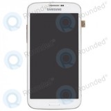 Ecran LCD Samsung Galaxy Mega 5.8 I9152 cu digitizator și carcasă frontală (albă)