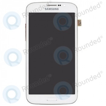 Ecran LCD Samsung Galaxy Mega 5.8 I9152 cu digitizator și carcasă frontală (albă) foto