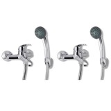 Cumpara ieftin Mixer pentru dus, 2 buc.