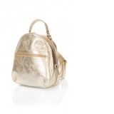 Rucsac GIULIA MASSARI din piele, gold