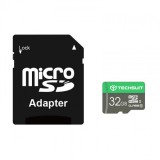 Card memorie 32GB MicroSDHC + adaptor Asteroid GSM THCM11, verde