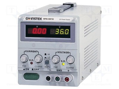 Alimentator laborator pulsatoriu GW INSTEK 0&amp;divide;36VDC 0&amp;divide;10A canal unic foto
