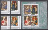 Aitutaki (Cook Islands) 1978 - Crăciun - A 450-a aniversare a morții lui Albrecht D&uuml;rer, Serie + Colita, MNH
