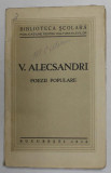 Vasile Alecsandri - Poezii populare (1936)