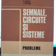 Semnale, circuite si sisteme, probleme - M. Savescu