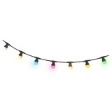 Sir iluminat festiv 10m ip44 cu 20 becuri led colorate