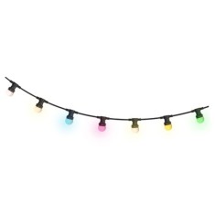 Sir iluminat festiv 10m ip44 cu 20 becuri led colorate