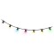 Sir iluminat festiv 10m ip44 cu 20 becuri led colorate