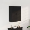 VidaXL Dulap montat pe perete Stejar negru 69.5 x 34 x 180 cm