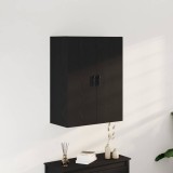 VidaXL Dulap de perete, stejar negru, 69,5x34x90 cm, lemn prelucrat
