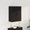 vidaXL Dulap montat pe perete Stejar negru 69.5 x 34 x 180 cm