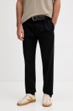 Joop! pantaloni culoarea negru, drept, 30041693
