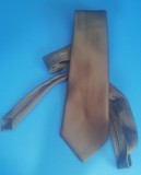M3 CC3 6 - Cravata tip militar - culoare maro - piesa de colectie