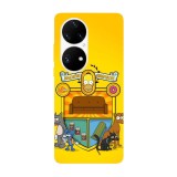 Husa compatibila cu Huawei Nova Y70 model Simson Country, Silicon, TPU, Viceversa, Transparent, Carcasa