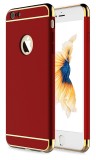Cumpara ieftin Husa iPhone 6/6S Rosie Luxury 3 in 1: Anti-soc, Zgarieturi, Amprenta, Alunecare. Carcasa Policarbonat + Poliuretan, Rosu