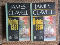 NOBILA CASA &amp;amp; TAI PAN - James Clavell, 2 Vol., Romane Istorice, Editura Elit Comentator 1992, 732+798 pagini, Coperta Cartonata foto