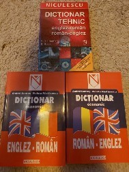 Dictioonar tehnic,economic englez - roman,roman - englez foto