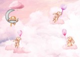 Fototapet Pink Clouds and Bunnies