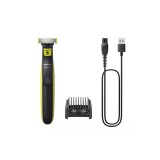 RESIGILAT - APARAT HIBRID DE BARBIERIT SI TUNS BARBA PHILIPS ONEBLADE QP2724/20, Acumulator, Pieptene reglabil 5 in 1, Autonomie 45 minute,