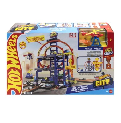 HOT WHEELS CITY SET MEGA GARAJUL foto
