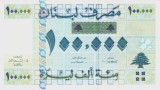 Bancnota Liban 100.000 Livre 1999 - P78 UNC ( banda holografica )