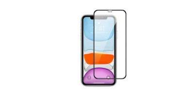 Folie pentru iPhone 12 PRO MAX, 9H, fullscreen, Negru foto