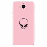 Husa silicon pentru Huawei Y5 2017, Pink Alien