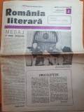 Romania literara 8 ianuarie 1981-ziua de nastere a lui elena ceausescu