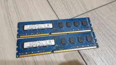 Kit 8GB DDR3 Desktop,2x4GB,Hynix,1600Mhz,CL11,Doble Sided foto