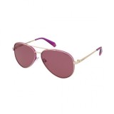 Ochelari de Soare Dama Polaroid PLD 6069/S/X S9E 0F 61, Ochi de Pisica, Lentile Violet Polarizate, Rame Metal Aurii