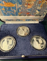 Set monetarie BNR proof Argint Monumente de arta medievala crestina