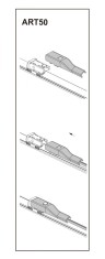 Stergator parbriz pasager AUDI A4 11 2007- COD:ART50 20 foto