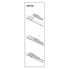Stergator parbriz sofer SKODA OCTAVIA 2013,z COD:ART50 24
