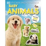 Sticker Encyclopedia Baby Animals - Carte Ilustrata Copii cu Peste 600 Stickere Animale, Editura Straina in Engleza