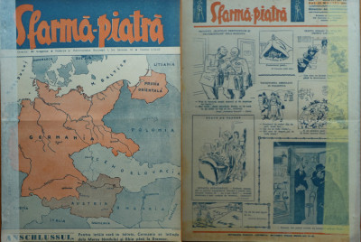 Sfarma Piatra, ziar legionar, martie 1938, Nichifor Crainic, Stefan Baciu foto