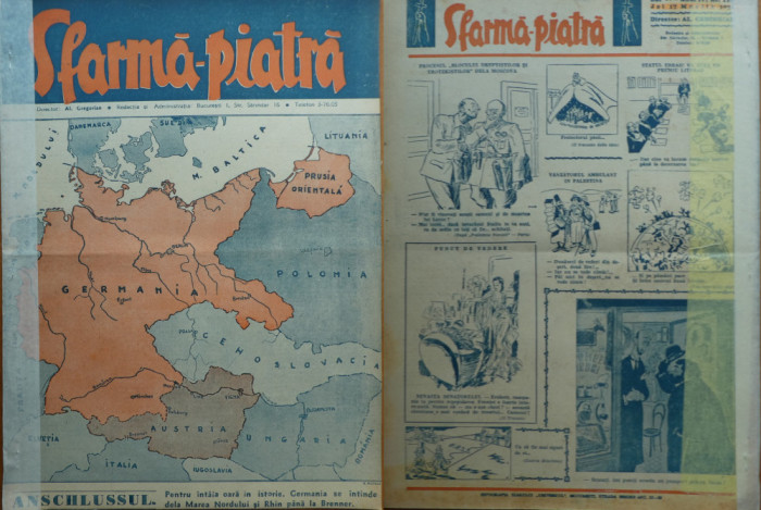 Sfarma Piatra, ziar legionar, martie 1938, Nichifor Crainic, Stefan Baciu