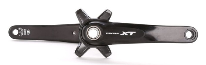 Angrenaj Pedalier Shimano Deore XT MTB, Fara Foaie, Brat 175MM, Pentru 11 Viteze... Cod:IFCM8000BEXX