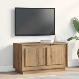VidaXL Dulap TV, stejar artizanal, 80x35x45 cm, lemn prelucrat
