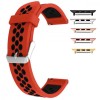 Curea din silicon compatibila cu Apple Watch 10, 46mm, Black Lava