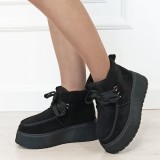 Ghete negre imblanite 25815 115, 36 - 41, Negru