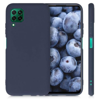 Husa telefon Silicon Huawei P40 Lite Liquid Dark Blue foto