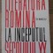 LITERATURA ROMANA LA INCEPUTUL SECOLULUI XX-DUMITRU MICU-223100