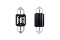 Set 2 becuri auto Amio LED UltraBright, C5W SV8.5-8, 1 SMD 1860, 2.9W, 31mm, Canbus, 12-24V, leduri alb sofit Festoon AutoDrive ProParts