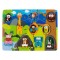 Puzzle Lemn Jungle Animals, 10 Piese, Multicolor, Dimensiuni 30x1x22 cm