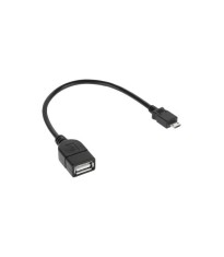 Cablu adaptor OTG USB mama A la micro USB Cabletech foto
