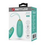 Jenny - Ou vibrator, verde, 7 cm