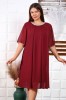 Rochie de voal Karola Marsala - 54Marimea, Yves