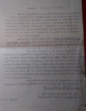 Document semnat de V. Slăvescu despre aeronautica, Aeroclubul Olteniei-1933