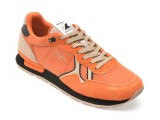 Pantofi sport PEPE JEANS portocalii, MS31046, din material textil