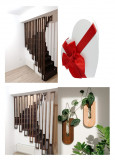Balustrade interior - scari interior lemn +cadou suport flori, Diversey